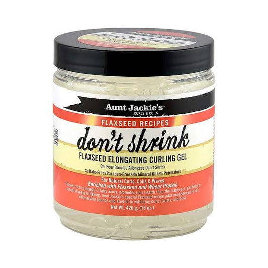 Aunt Jackie’s Don’t Shrink Flaxseed Elongating Curling Gel