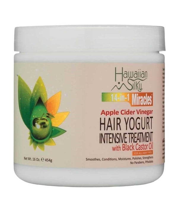 Hawaiian Silky 14-in-1 Miracles Apple Cider Vinegar Hair Yogurt Intensive Treatment