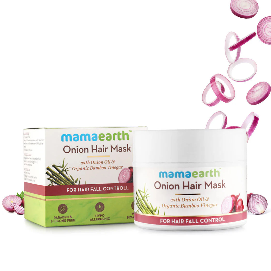 Mamaearth Onion Hair Mask for Hair Fall Control