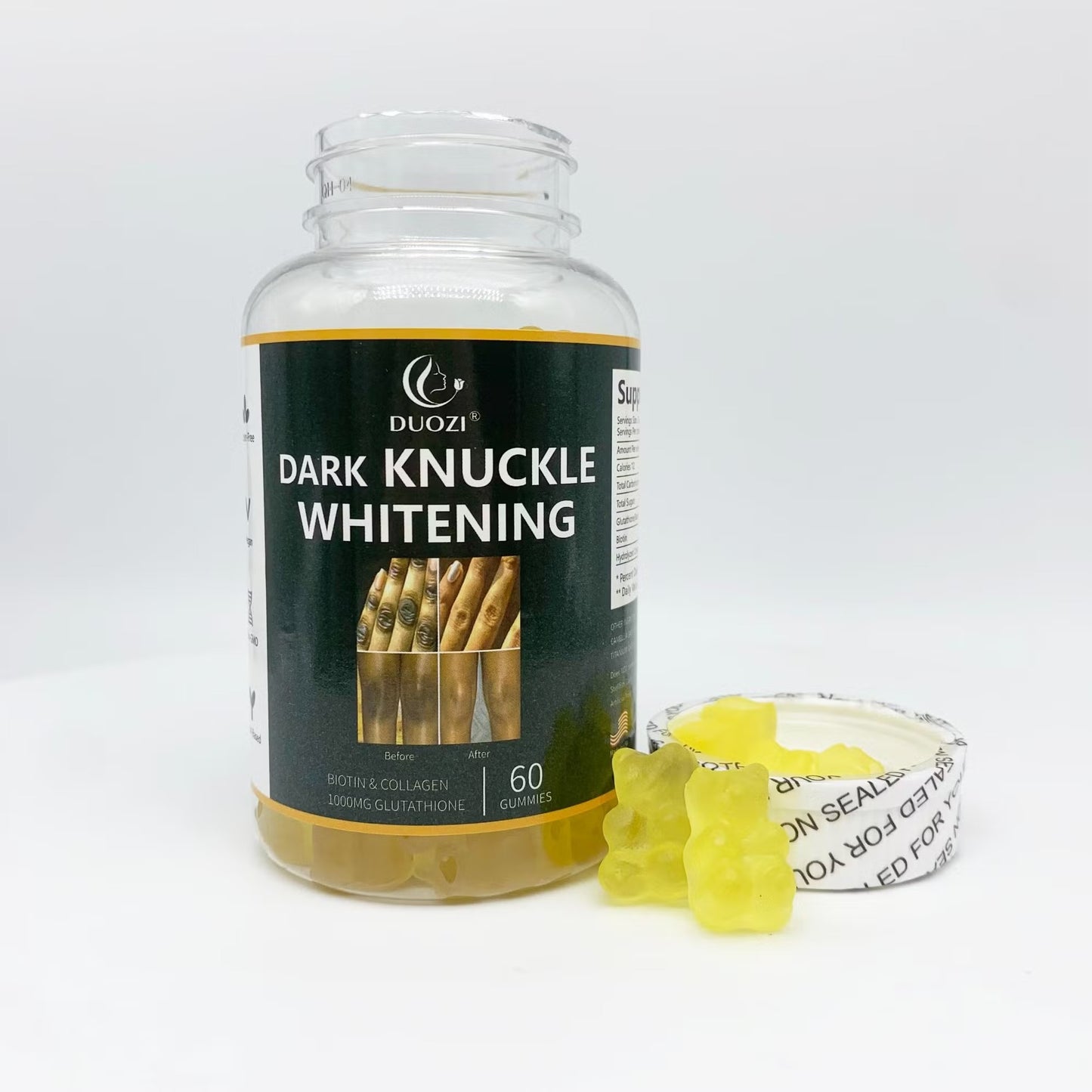 Duozi Dark Knuckle Whitening Gummies