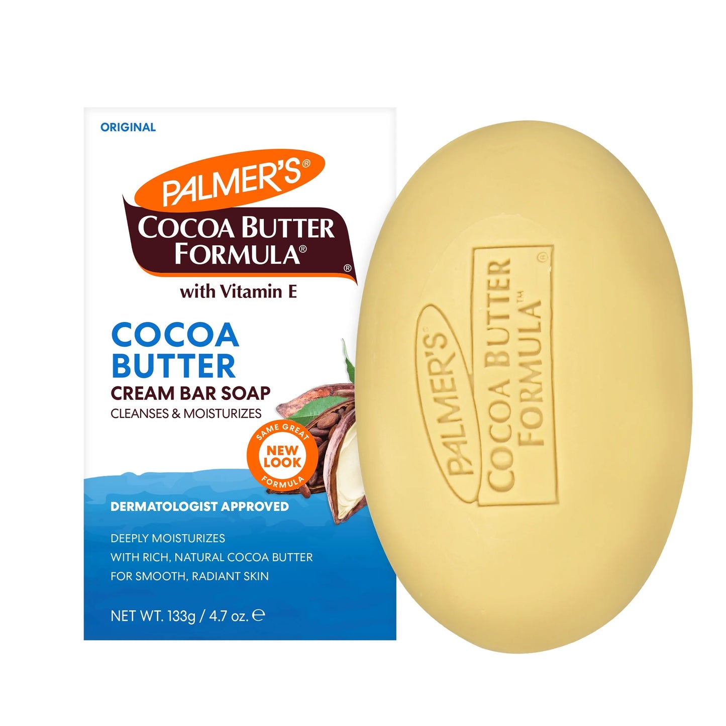 Palmer's Cocoa Butter Formula Daily Skin Therapy Cream Soap Bar with Vitamin E