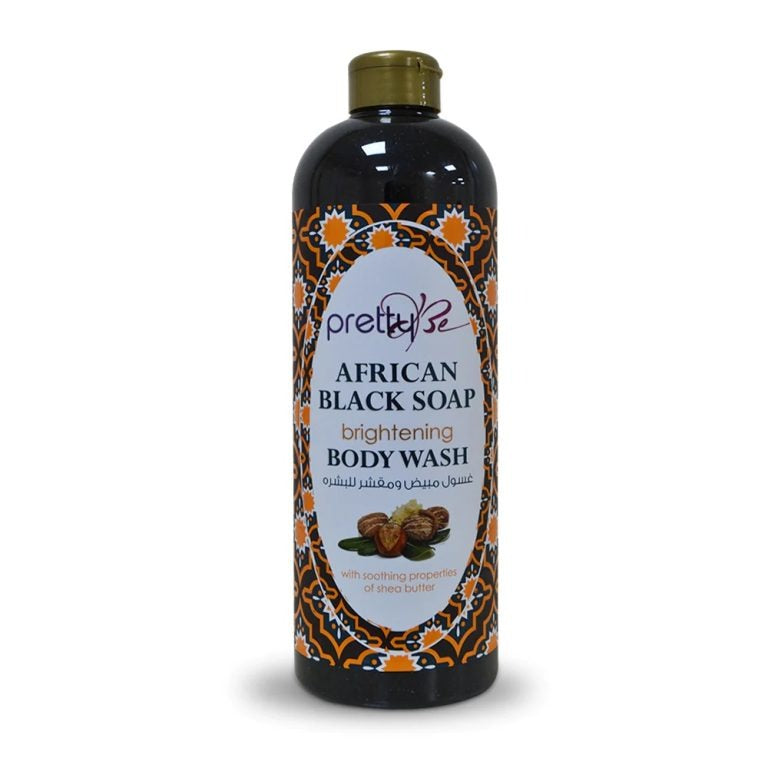 Pretty Be African Black Soap Brightening Body Wash