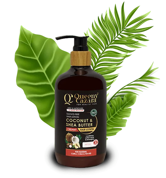 Queeny Cazara Coconut & Shea Butter Creamy Hair Lotion – 350ml