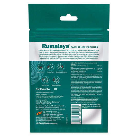 Himalaya Rumalaya Pain Relief Patches