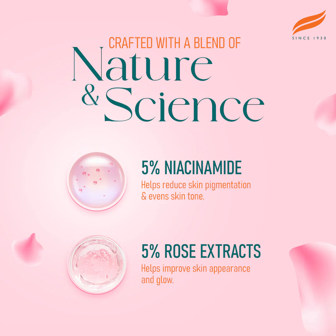 Himalaya Natural Glow Rose Face Serum with 5% Pure Rose Extract