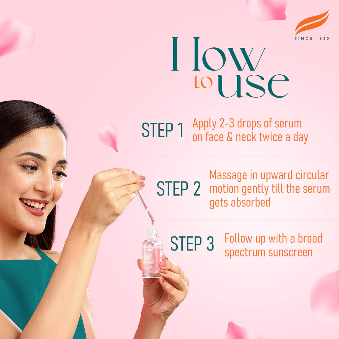 Himalaya Natural Glow Rose Face Serum with 5% Pure Rose Extract