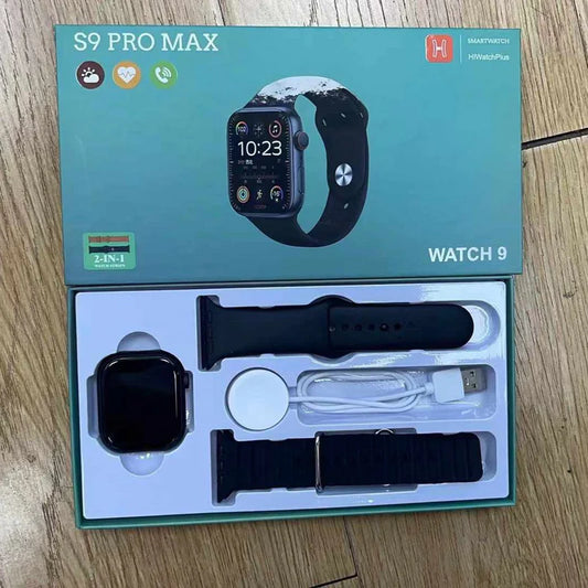 🔥 LIMITED DEAL — S9 Pro ICD Smart Watch + 2 Straps | Health Tracking + Smart Notifications + Long Battery | KSh 1,750