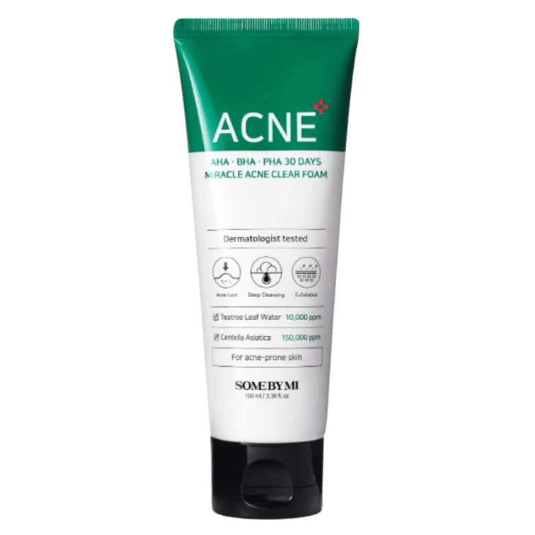SOME BY MI AHA BHA PHA 30 Days Miracle Acne Clear Foam