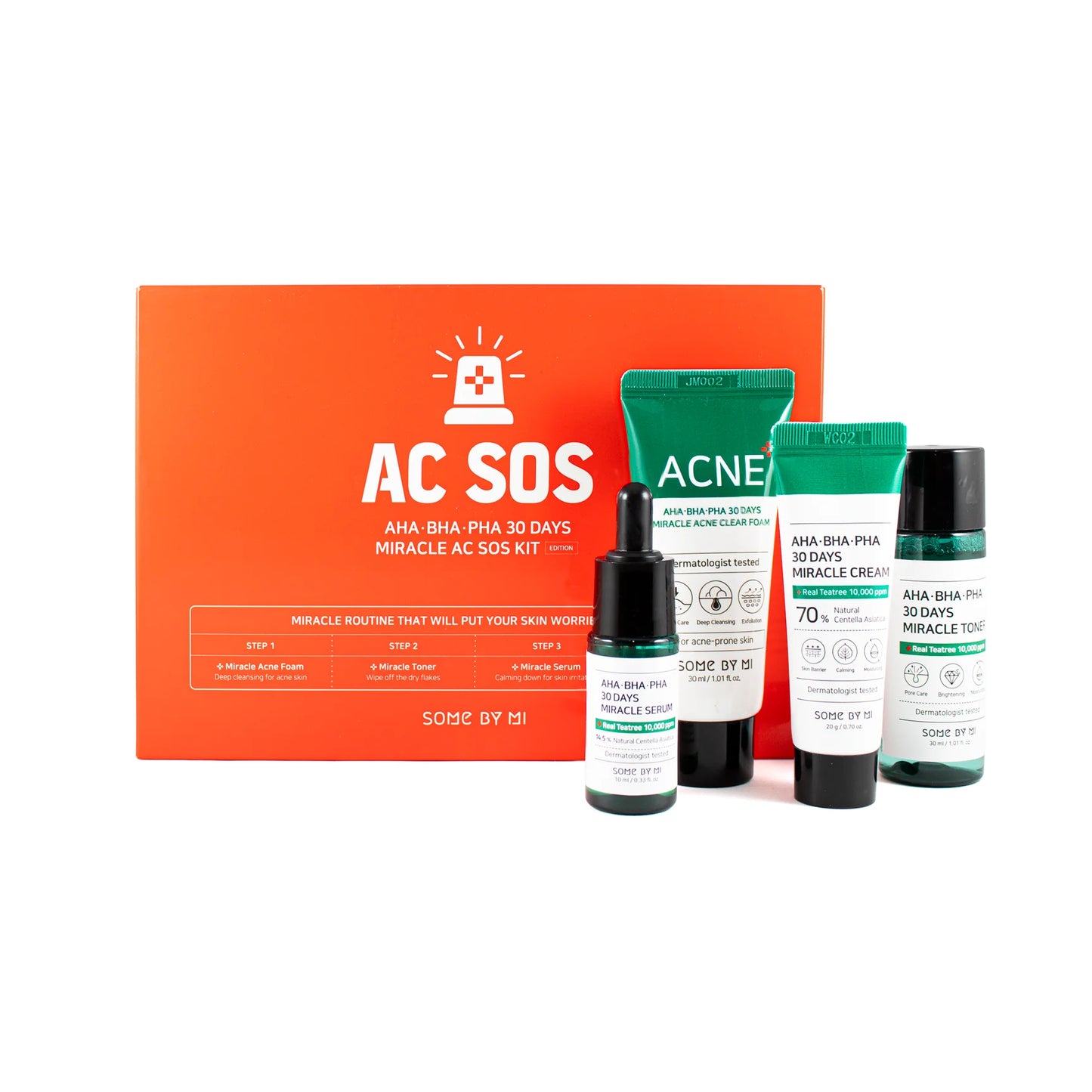 Dr. Davey AHA-BHA-PHA Acne SOS Kit