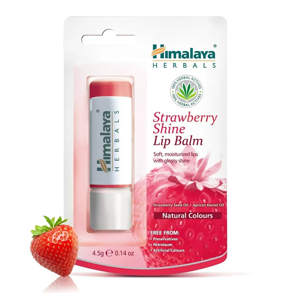 Himalaya Shine Strawberry Lip Balm 5g