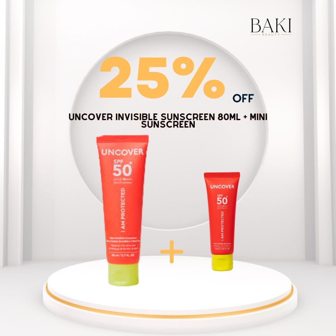 Uncover Aloe Invisible Sunscreen – (80ml) + Mini sunscreen