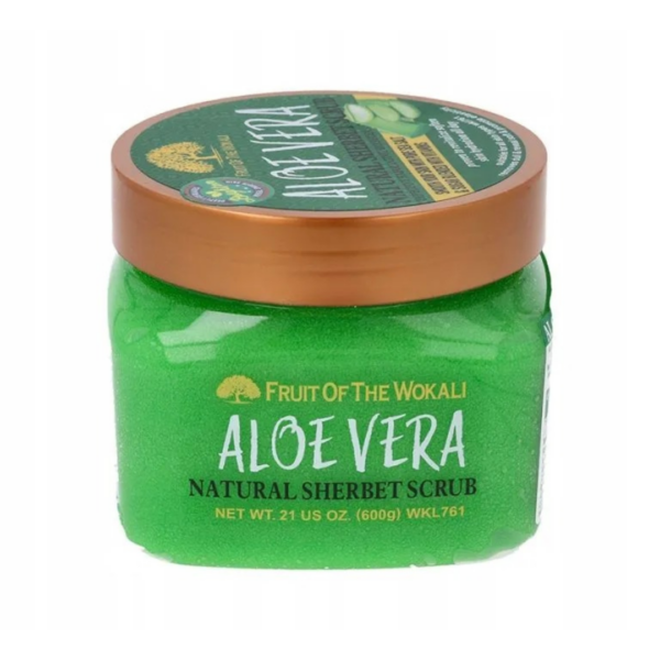Fruit of the Wokali Aloe Vera Natural Sherbet Scrub (600g)