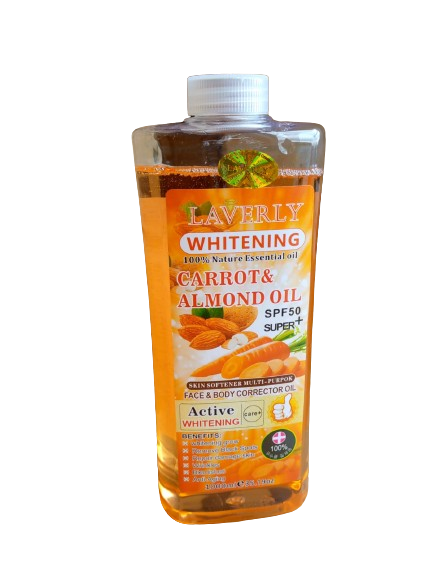Laverly Whitening Carrot and Almond Oil (1000ml)