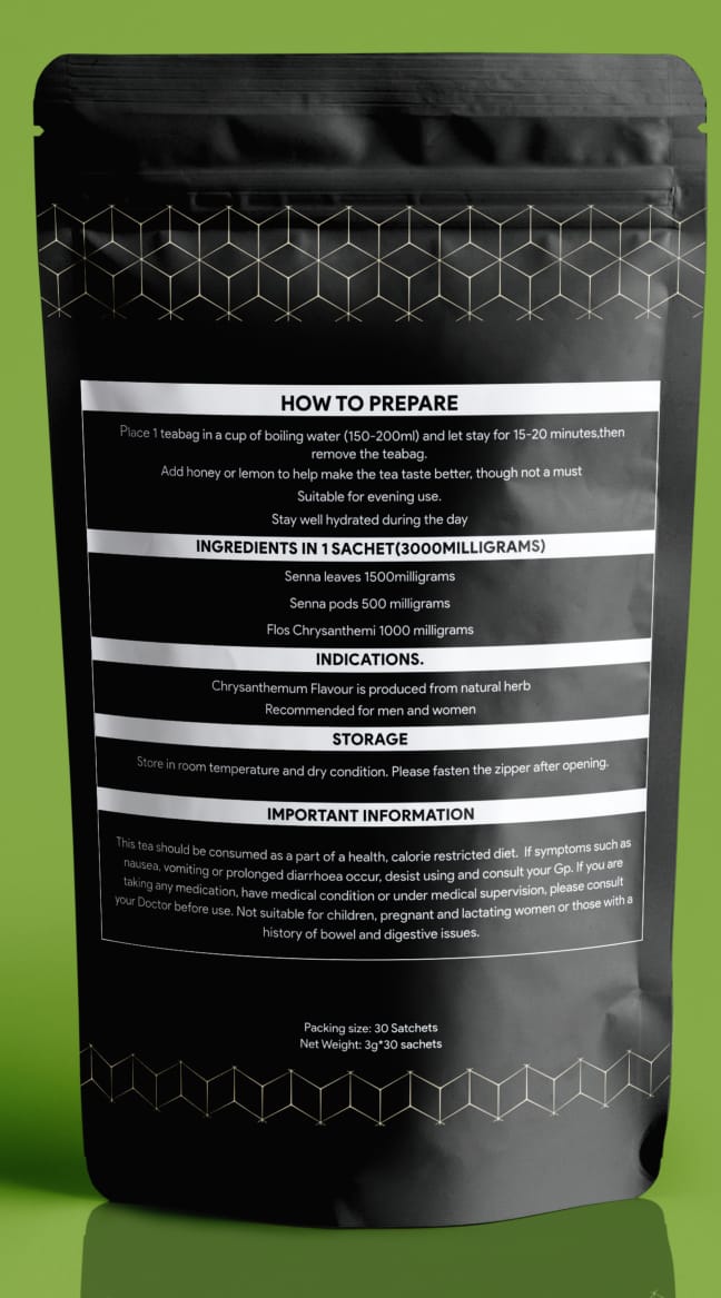 SG NATURALS Holistic Fat Burner Tea 4