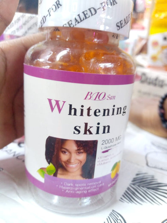 🔥 LIMITED DEAL — Bio San Whitening Skin Gummies | Brighten Skin + Fade Dark Spots + Natural Glow | KSh 2999