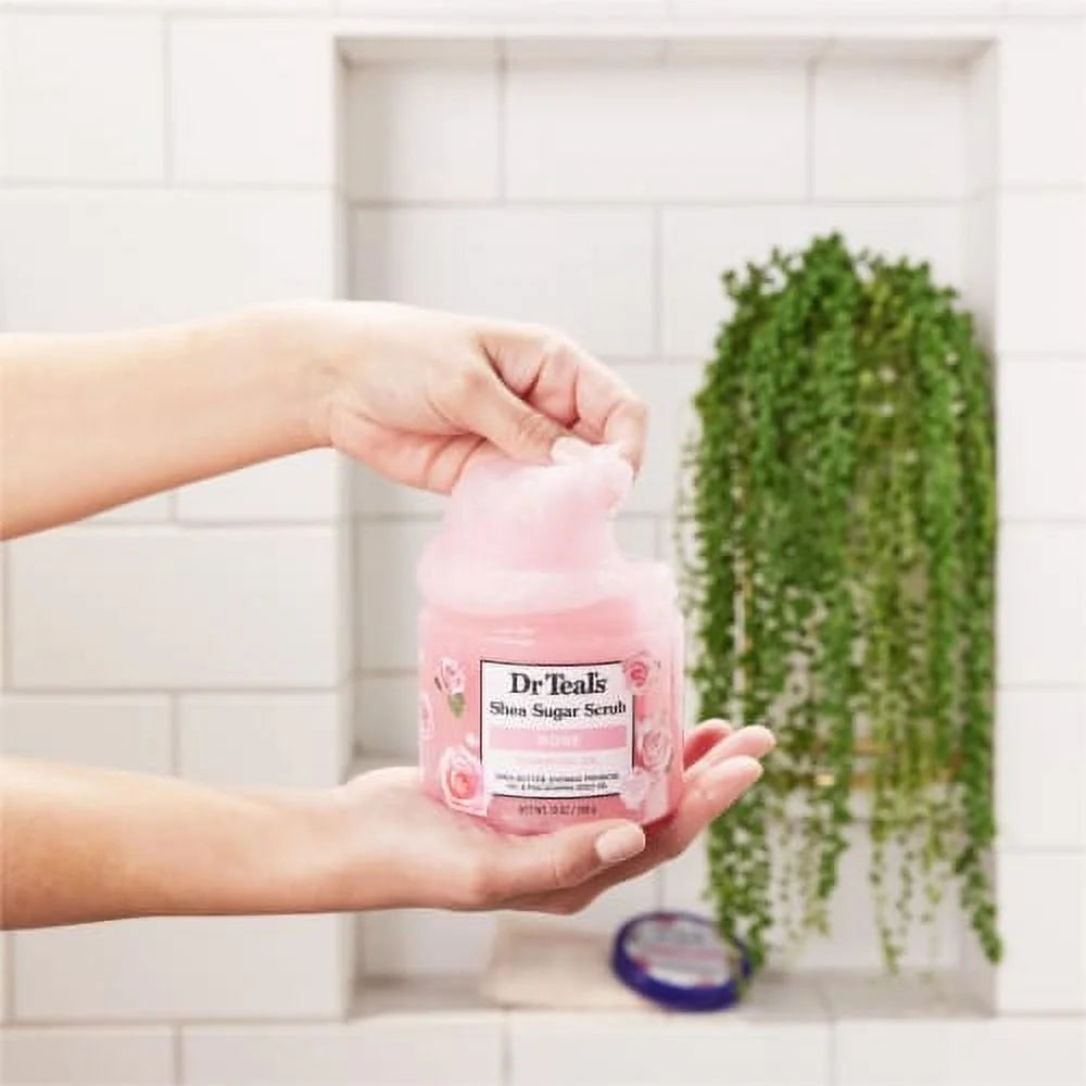 Dr Teal’s Rose Shea Sugar Scrub
