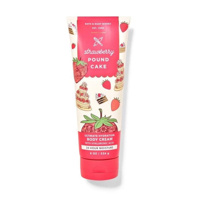 Bath & Body Works Strawberry Pound Cake Hydration Body Cream