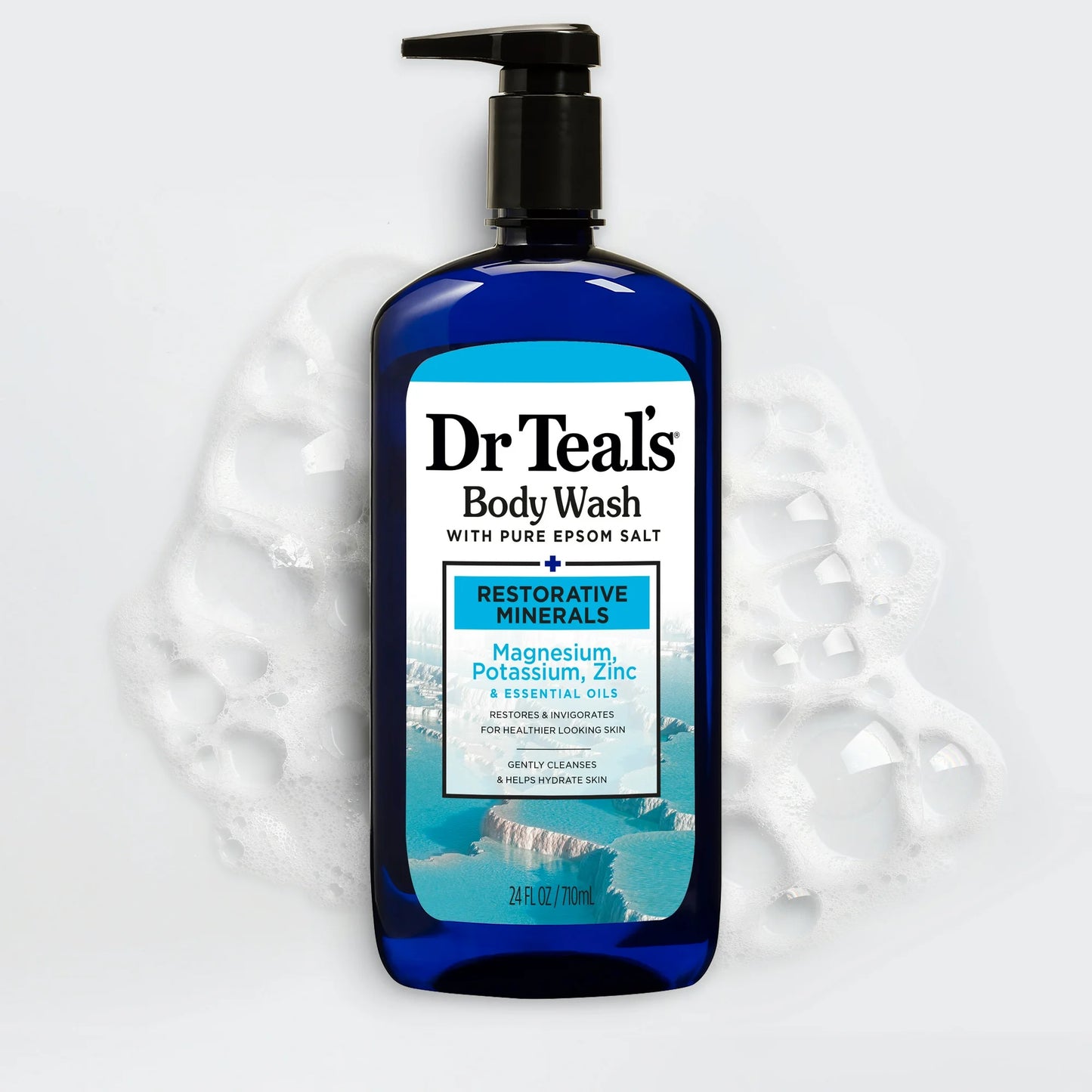 Dr Teal’s Restorative Minerals Body Wash with Magnesium, Potassium & Zinc