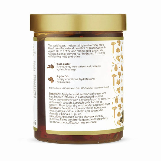 African Pride Moisture Miracle Black Castor & Jojoba Oil Max Hold Styling Gel (510g)