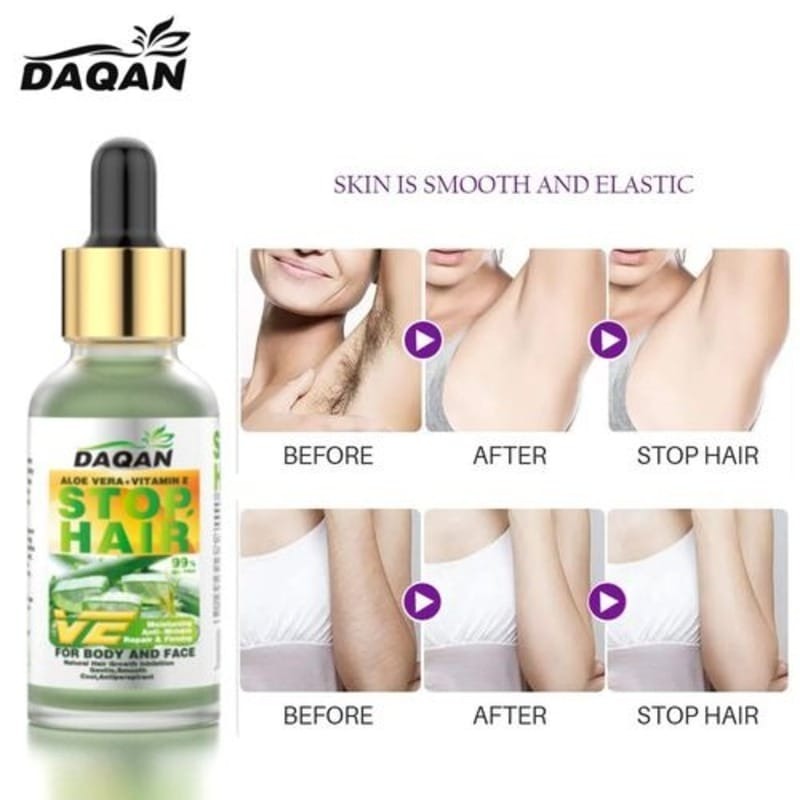 Daqan Beauty Aloe Vera + Vitamin E “Stop Hair” Treatment – 100 ml