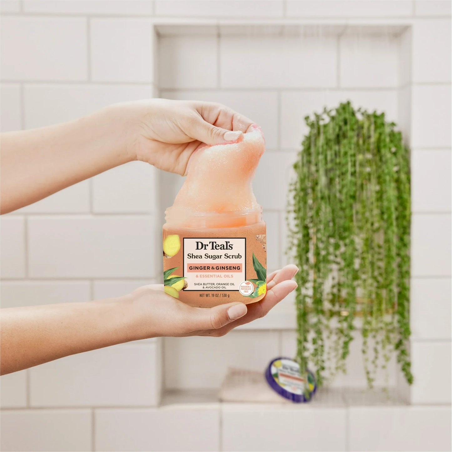 Dr Teal’s Shea Sugar Body Scrub with Ginger, Ginseng & Essential Oil