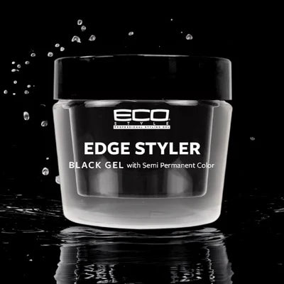 Eco Style Black Gel with Semi‑Permanent Color Edge Styler (89 ml)