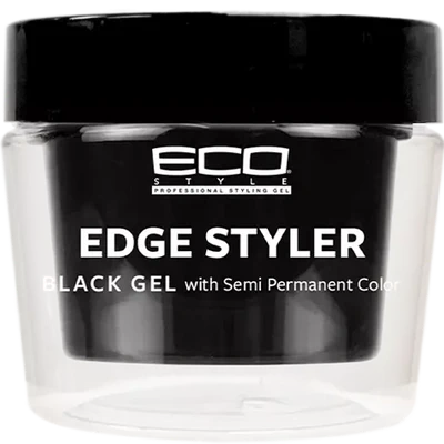 Eco Style Black Gel with Semi‑Permanent Color Edge Styler (89 ml)
