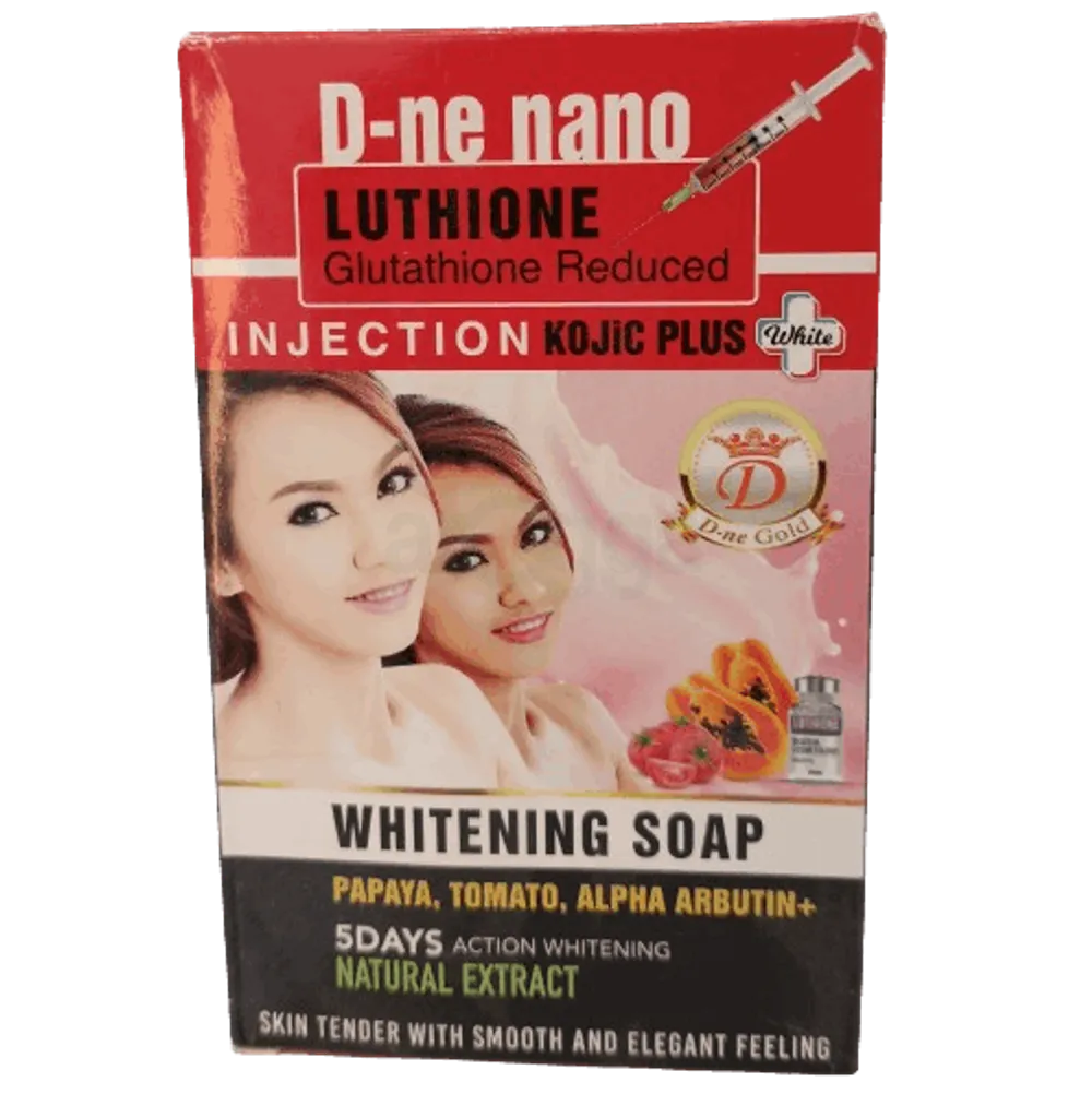 D-Ne Nano Luthione Glutathione Reduced Injection Kojic Plus Whitening Soap