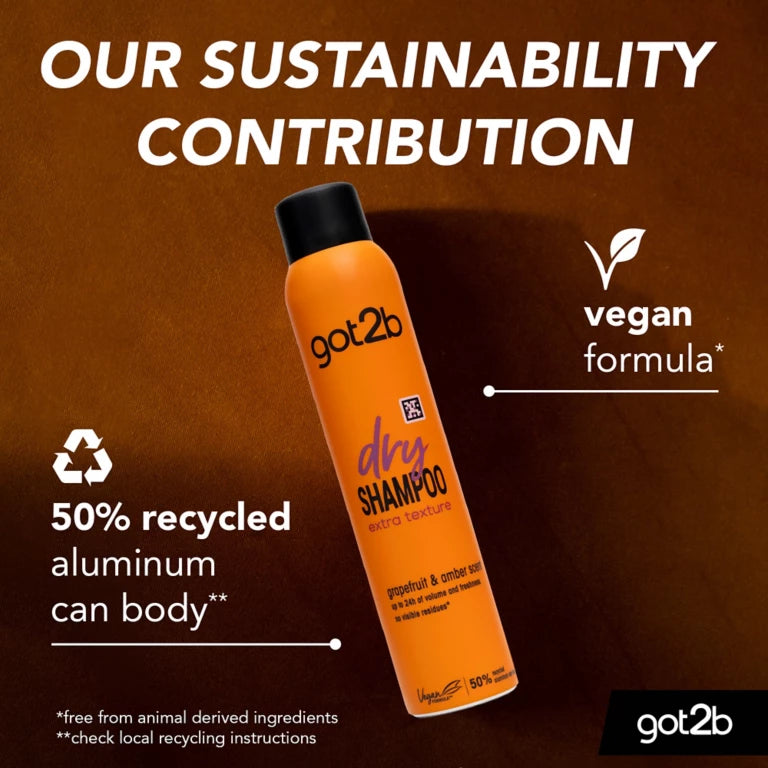 Got2b Dry Shampoo Extra Texture – Grapefruit & Amber Scent