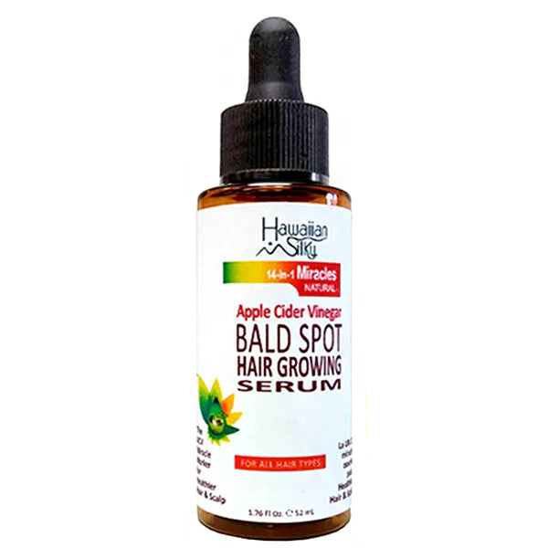 Hawaiian Silky 14-in-1 Miracles Natural Apple Cider Vinegar Bald Spot Hair Recovery Serum
