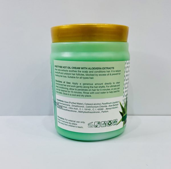 Pretty Be Hot Oil Hair Cream with Aloe Vera Extract (1000ml)