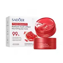 SADOER Red Pomegranate Aloe Vera Eye Mask (60 pieces / 30 pairs)