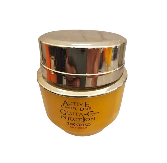 Active Caviar Drip Gluta-C Injection 24K Gold Face Cream