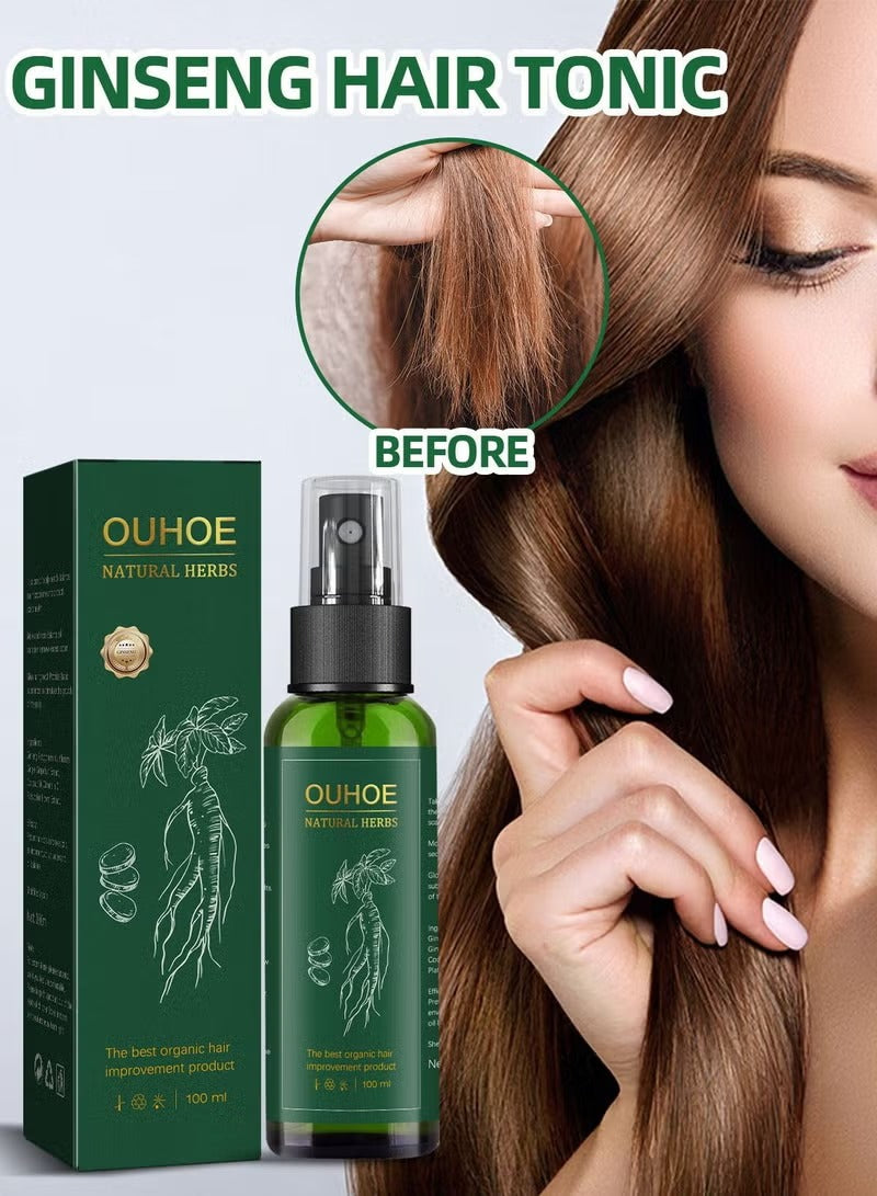 OUHOE Ginseng Hair Growth Lotion – Ginseng Moisturizing Hair Care Spray