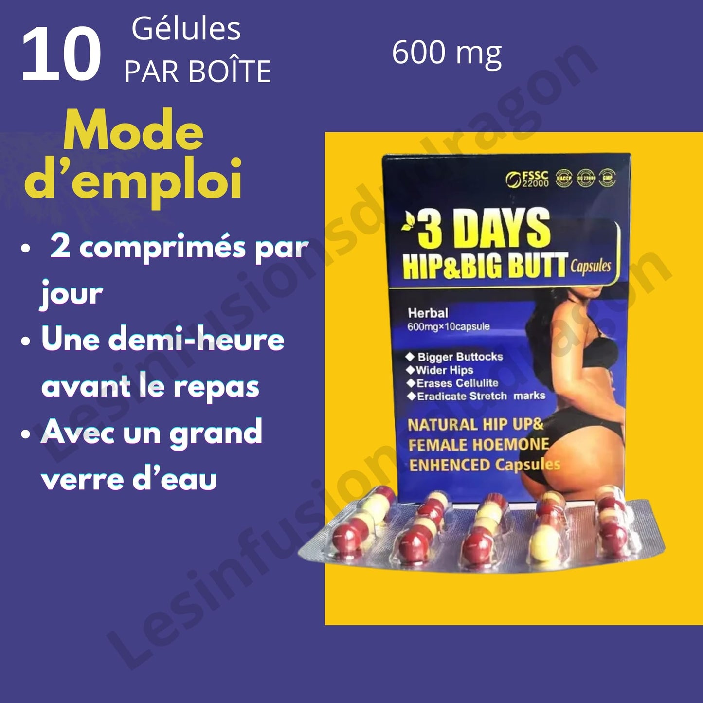 3 Days Hip/Butt Enlargement Capsules