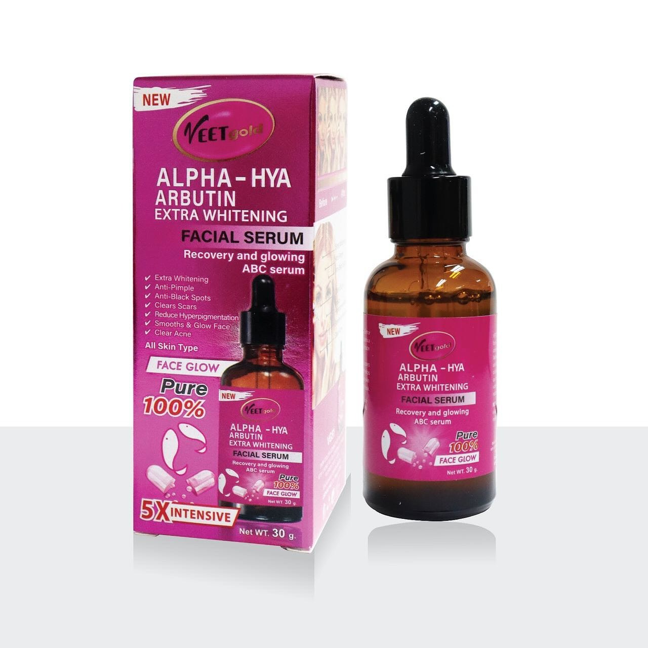 Veetgold Alpha-HYA Arbutin Extra Whitening Facial Serum