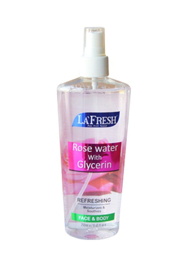La'Fresh Rose Water with Glycerin – 250ml