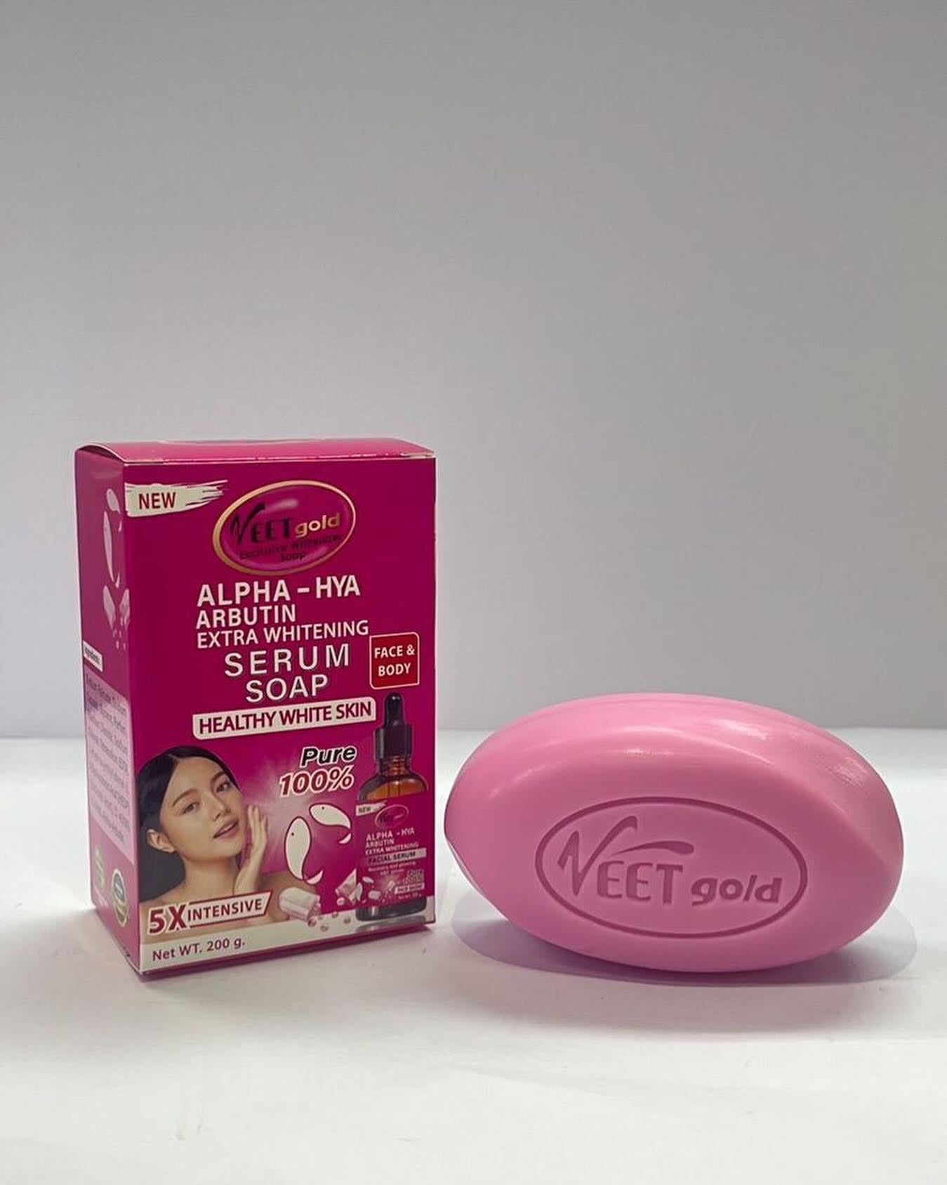 Veetgold Alpha-HYA Arbutin Extra Whitening Serum Soap