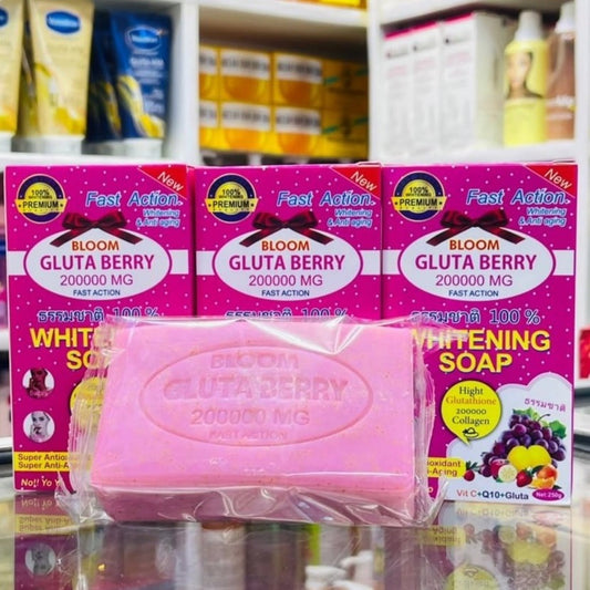 Bloom Gluta Berry Whitening Soap