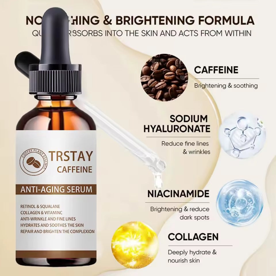 TRSTAY Caffeine Anti‑Aging Facial Serum