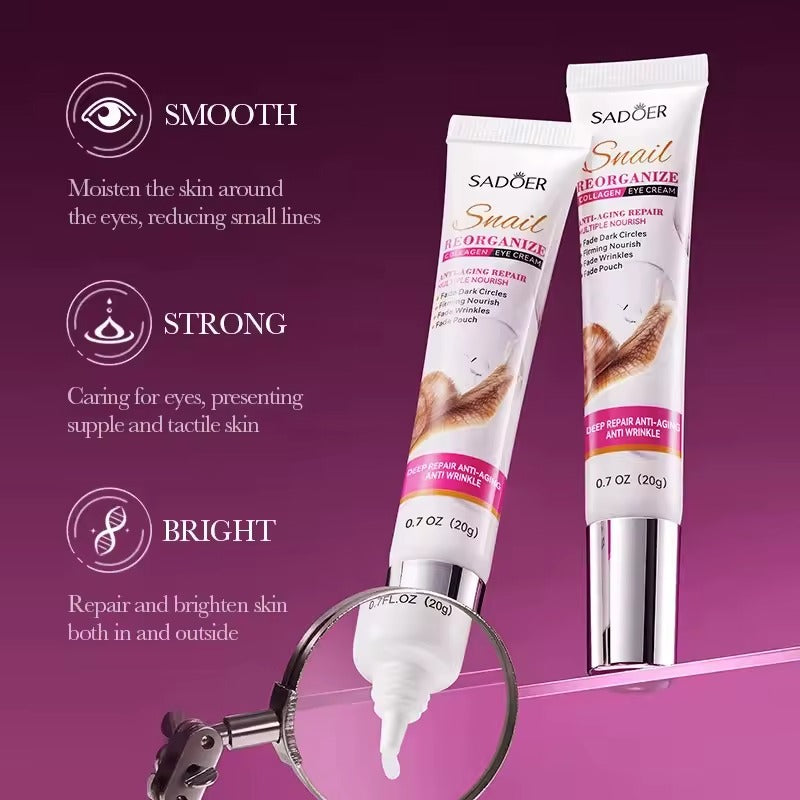SADOER Snail Collagen Eye Cream (20g)