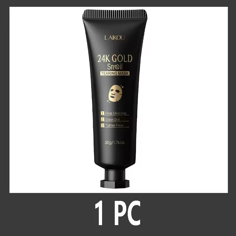 LAIKOU 24K Gold Snail Collagen Peel-Off Face Mask