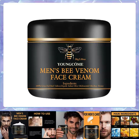 YOUNGCOME Men’s Bee Venom Anti-Aging Face Cream