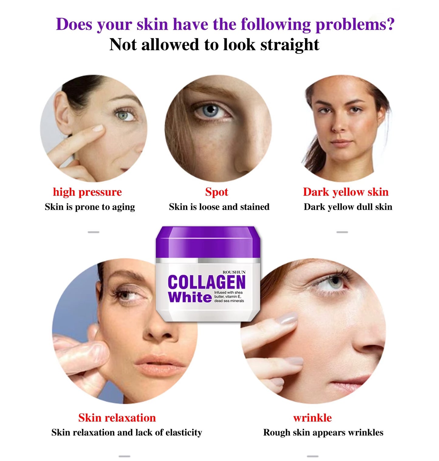 Roushun Collagen White Whitening & Nourishing Cream
