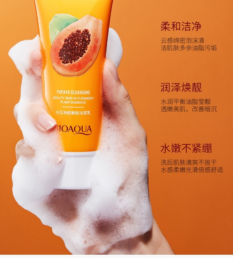 BIOAQUA Papaya Cleansing Face Wash