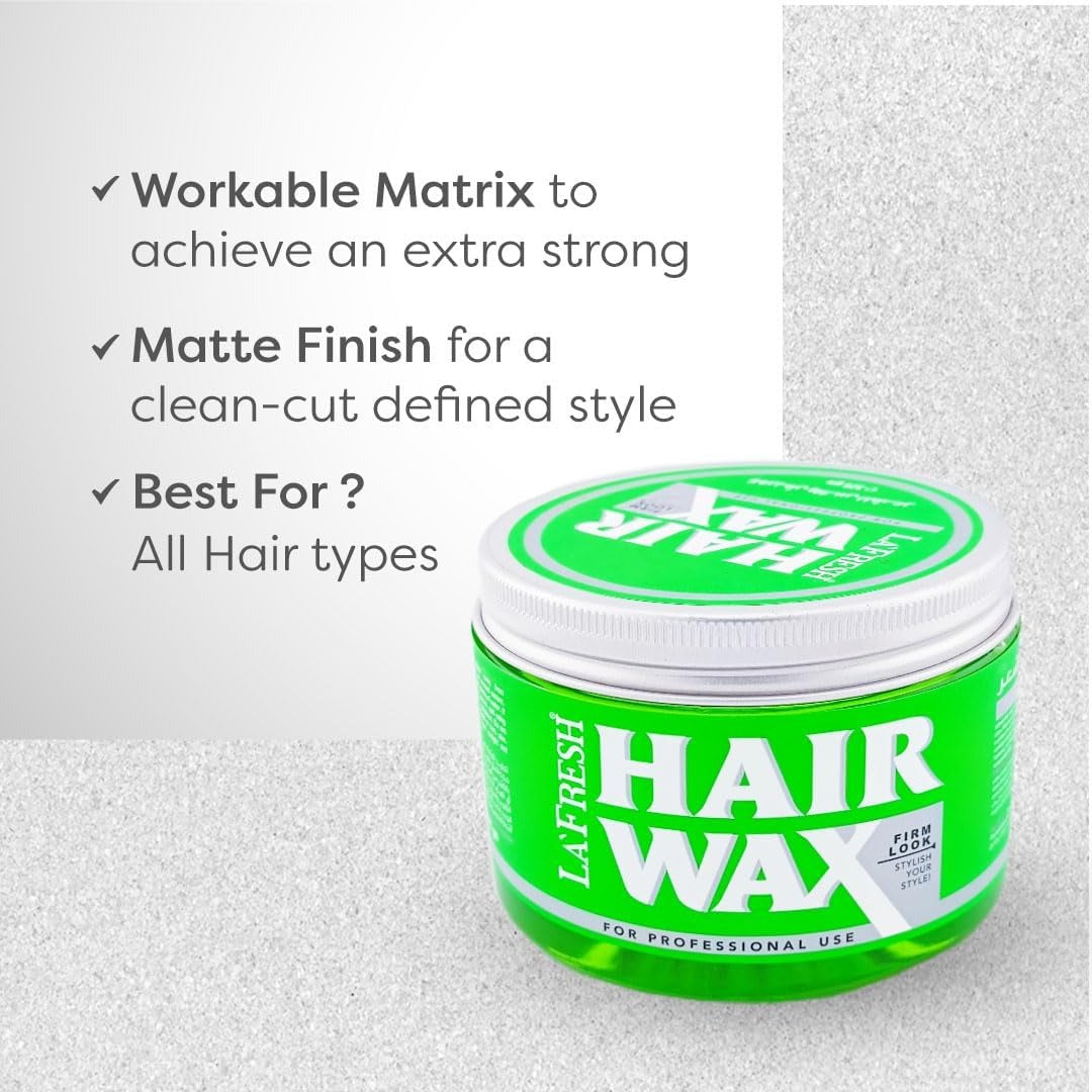 La’Fresh Hair Wax Extra Hold – Professional Firm Look (300 mL)