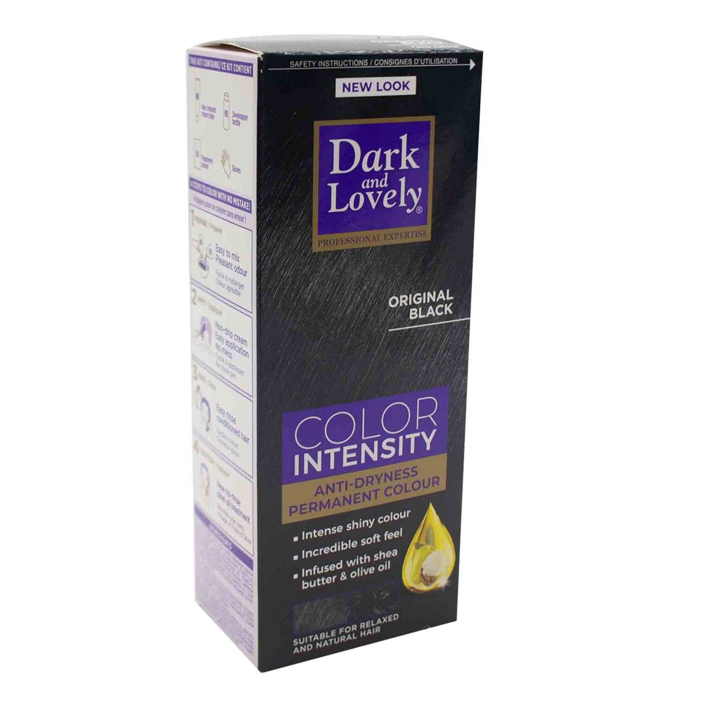 Dark and Lovely Original Black Intensity Hair Color Cream – 100ml