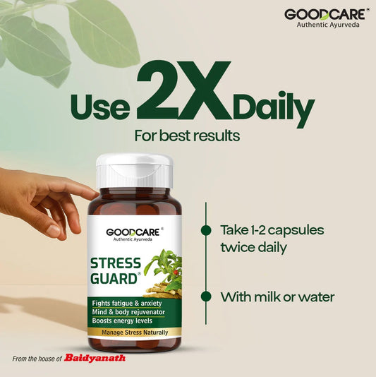 π₯ LIMITED DEAL β Goodcare Stress Guard Capsules | Reduces Stress + Boosts Mental Clarity + Restful Sleep | KSh 2,750