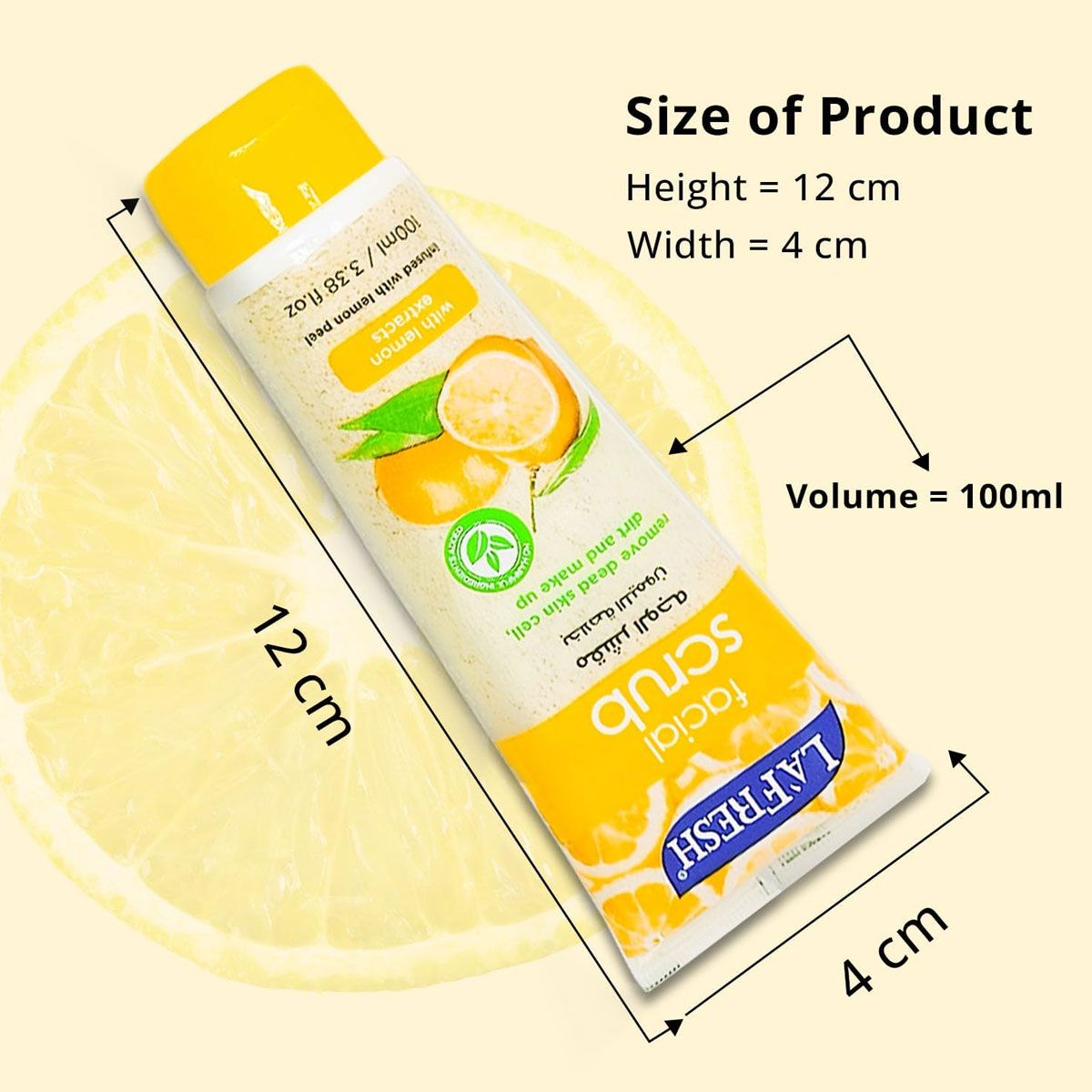 La Fresh Facial Scrub with Lemon Extract (100ml)
