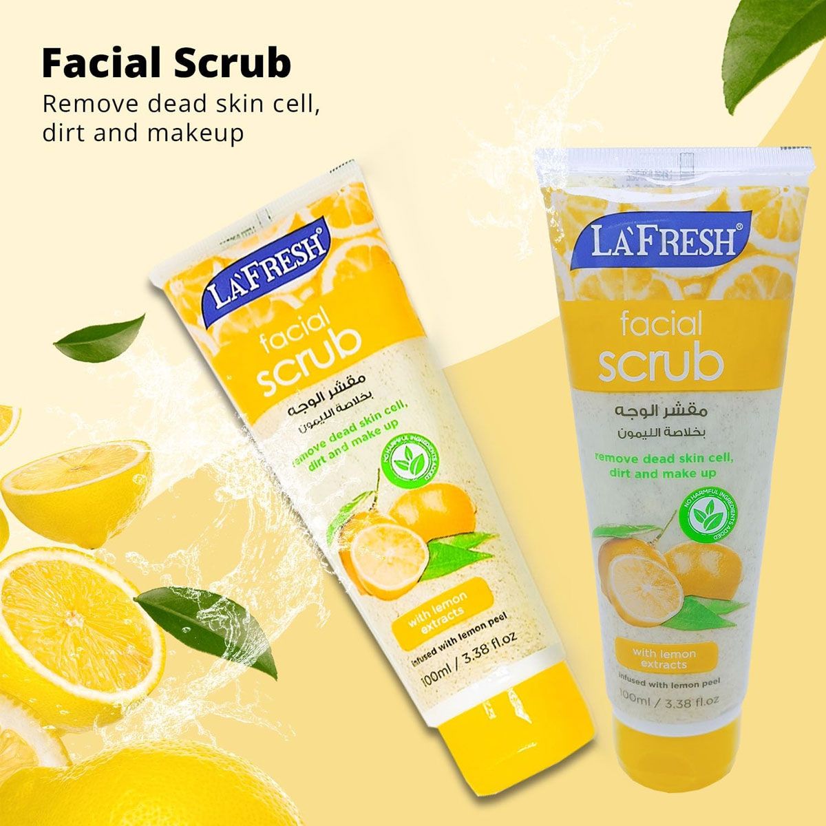La Fresh Facial Scrub with Lemon Extract (100ml)